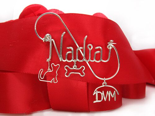 Nadia_Cat_Bone_DVM_Charms_756 Personalized wire name pin