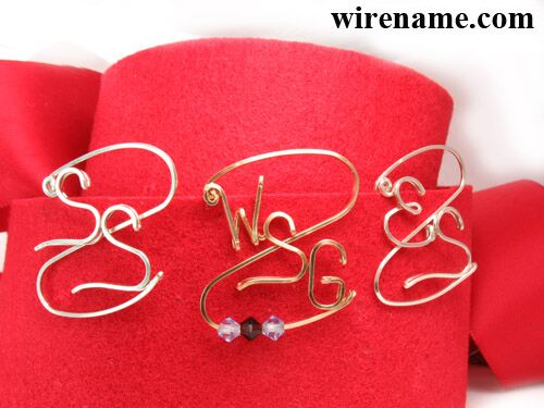 SS_WSG_ES_silver-gold-pins_beads_3629 Personalized initials pin brooch in silver or gold wire